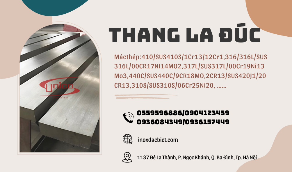 inox lập là, thanh la đúc